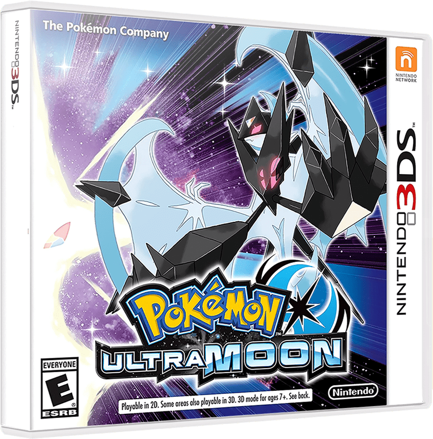 Pokemon Ultra Moon box art for Nintendo 3DS